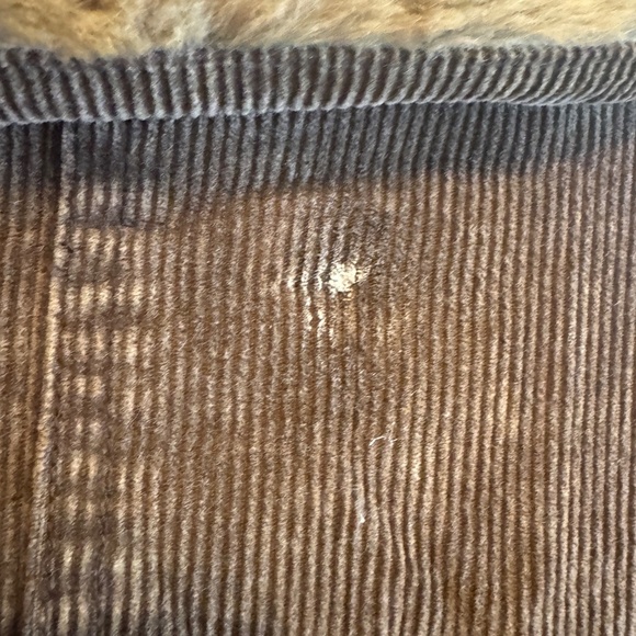 VTG Esprit Brown Corduroy Faux Fur Trimmed Jacket Size S. Stranger thing/Y2K - Picture 9 of 9